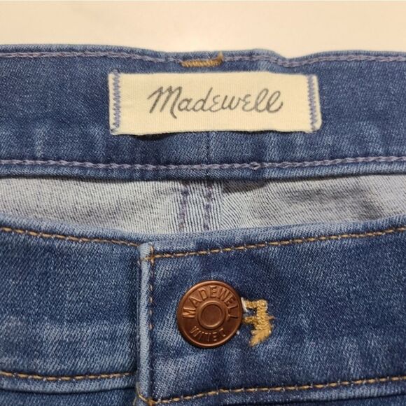 Madewell 10” High Waist Crop Skinny Jeans Size 34 - Picture 3 of 12
